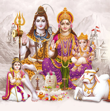 Lord Shiva Colorful Background Wallpaper God Hình minh họa có sẵn  1757862191  Shutterstock