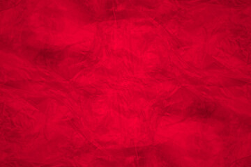Red color wrapped polythene surface for texture background
