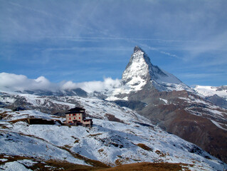 Blick zum Matterhorn, Schweiz