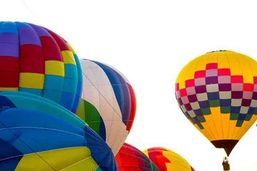 Deurstickers hete lucht ballonnen © John