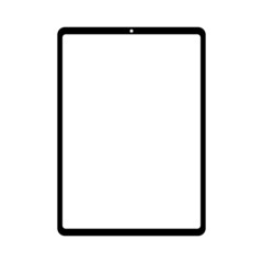 tablet pc frame vector illustration isolated on white background