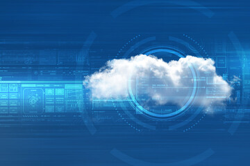 2d illustration abstract cloud background
