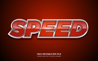 Speed editable text style effect	