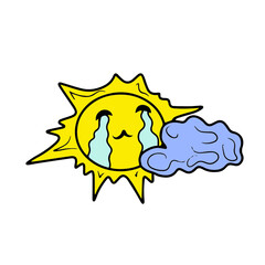 
Vector children's design for backgrounds and fabrics, postcards, stickers. Dear sunshine