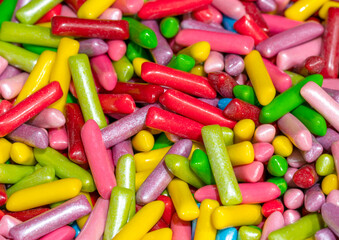 Background made of colourful sweets