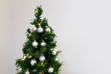 Sfondo natalizio con albero di natale