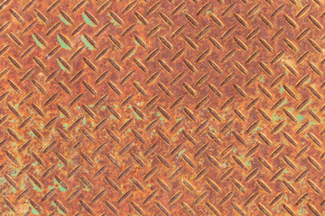 Rusty Orange Metal Texture with Pattern