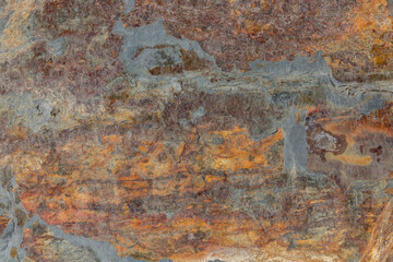 Rough rusty texture. Natural stone wall. Background.