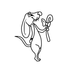 Vector children's design for backgrounds and fabrics, postcards, stickers. New Year's holiday.