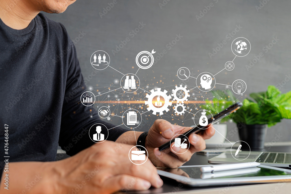 Aufkleber automation software technology process system