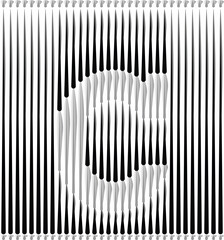 Lines Forming Letter Logo Design - Letter c