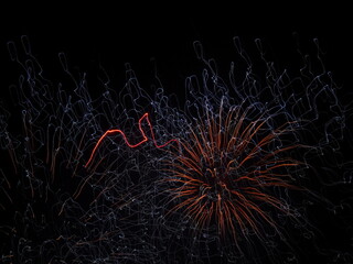 light painting - fireworks - texture, background