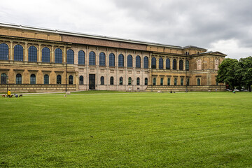 View of the historic palace and museum Alte Pinakothek in Munich in Bavaria