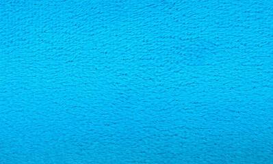 Fototapeta na wymiar blue plush fabric texture background