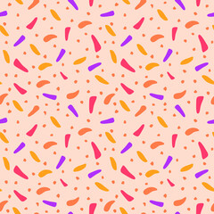 Fototapeta na wymiar Terrazzo geometric textures. Seamless patterns with colorful shapes. Creative vector illustration for backdrop, textile print, flooring