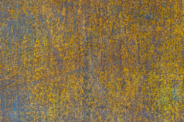 Rusty orange brown metal steel wall background texture