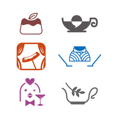 음식점 로고 세트