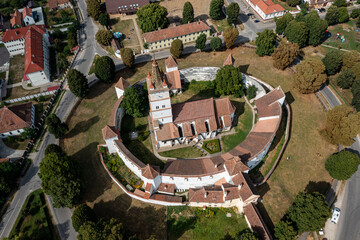 The castle church of harman in Romania