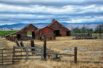 Old barn and fence