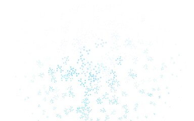 Light Pink, Blue vector template with artificial intelligence structure.