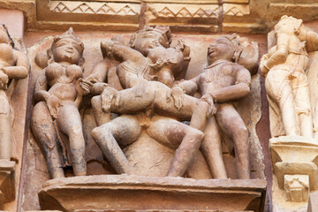 stone carvings in khajuraho india