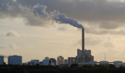 cloud machine industry smoke pipe amsterdam netherlands