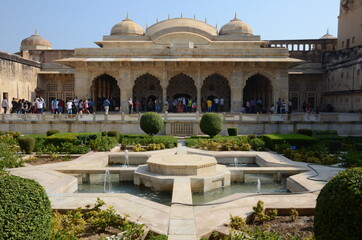 Sheesh mahal, the mirror palace at Amber Fort