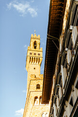 Fototapeta na wymiar City break in Italy, in the city of Florence in autumn