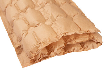Biodegradable inflatable paper air pillows - paper air pillow system for optimal protection of a...