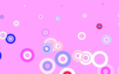 Light Purple vector layout with circle shapes.