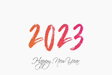 2023 - happy new year 2023 background - obrazy, fototapety, plakaty
