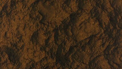 3d render of abstract planet surface with high detailed relief