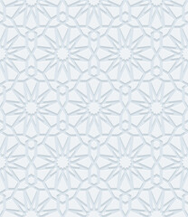 Seamless pattern with traditional ornament - 476483436