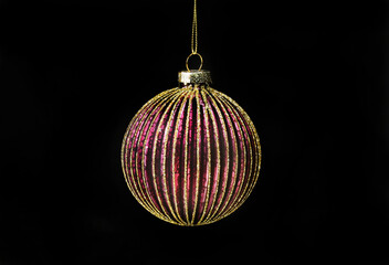 Bauble against black