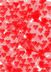 papier cadeaux fond coeur