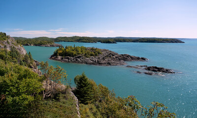view of the coast of the sea