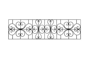 Old wrought iron barrier
