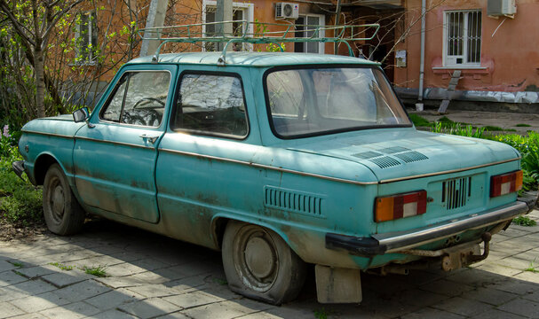 old Soviet car zaporozhets