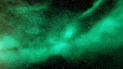 Planetary nebula in deep space. Abstract colorful background 3d render