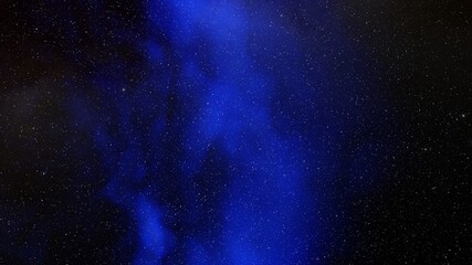 Planetary nebula in deep space. Abstract colorful background 3d render