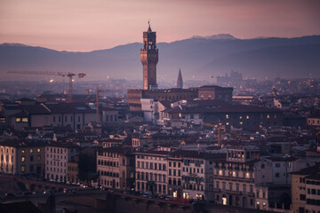 Fototapeta premium The magic of Florence during Christmas time