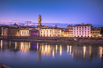 Fototapeta premium The magic of Florence during Christmas time