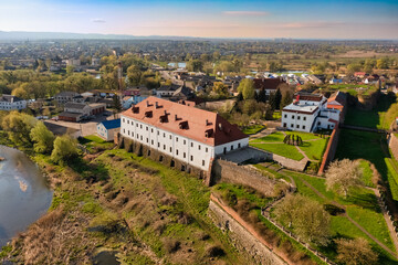 Fototapeta na wymiar Dubensky Castle is a wonderful property of the architecture of Ukraine