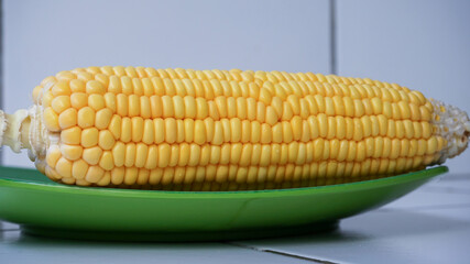 corn on a plate