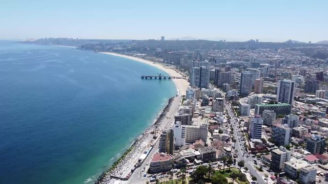 Vi&ntilde;a del Mar ciudad de Chile, Valpara&iacute;so 4k