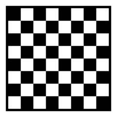 Fototapeta premium Square Flat Icon Isolated On White Background