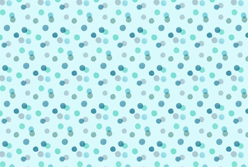 ブルーとグレーの水玉の水色背景の壁紙
