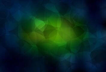 Fototapeta premium Dark Green, Yellow vector abstract mosaic background.
