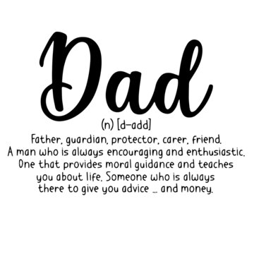 dad father rules inspirational quotes, motivational positive quotes, silhouette arts lettering design
