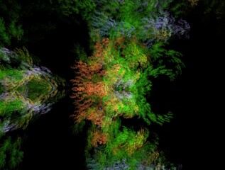 Imaginatory fractal abstract background Image